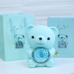 Rose Teddy Bear Gift Box and Personalized Pendant: A Timeless Symbol of Love with Your Touch - Image 7