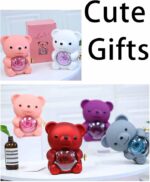 Rose Teddy Bear Gift Box and Personalized Pendant: A Timeless Symbol of Love with Your Touch - Image 10