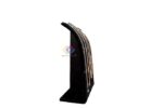 Chain Stand Wooden Jewellery Display Stand In Velvet (Black) - Image 4