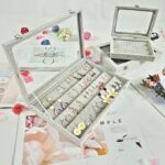 Glass Lid Necklace Organizer Box Earring Velvet Jewelry Tray - Image 4