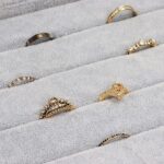 Glass Lid Necklace Organizer Box 100 Ring Velvet Jewelry Tray - Image 5