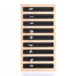 Bamboo Wood Ring Earrings Display Trays Stand Showcase, PU Ring Organizer Plate (Bamboo Rectangular Tray) - Image 4