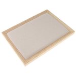 Earrings Dangler Eardrop Jeweler Rack Storage Hanging Photo Frame Board (Earring Board + Wooden Frame Stand) - Image 3