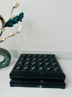 24 Fitting Tray Jewellery Display Organizer For Counter (9"x 11" Inch, Black- Ring) - Image 5