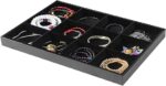 12 Grid Velvet Tray Jewellery Drawer Stackable ( 2 in 1 Tray) - Image 3