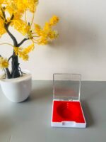 Plastic Jewellery Coin Box, Combo of 5 Pcs, (5-10- 20 Gram) Red - Image 3