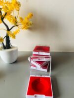 Plastic Jewellery Coin Box, Combo of 5 Pcs, (5-10- 20 Gram) Red - Image 4