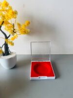 Plastic Jewellery Coin Box, Combo of 5 Pcs, (50-100 Gram) Red - Image 3