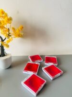 Plastic Jewellery Coin Box, Combo of 5 Pcs, (5-10- 20 Gram) Red - Image 7