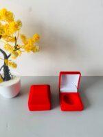 Velvet Jewellery Coin Box, Combo of 5 Pcs, (5-10-20 Gram) Red - Image 5