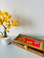 Designer Wooden Jewellery Box For Gifts, Party's, Weddings , Multipurpose Box , Money Box 7.5"*3.5" INCH - Image 6