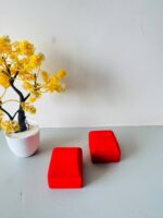 Velvet Jewellery Coin Box, Combo of 5 Pcs, (5-10-20 Gram) Red - Image 7