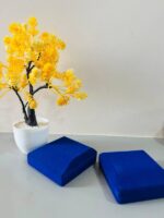 Velvet Jewellery Coin Box, Combo of 5 Pcs, (50-100 Gram) Blue - Image 4