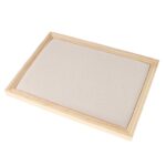 Earrings Dangler Eardrop Jeweler Rack Storage Hanging Photo Frame Board (Earring Board + Wooden Frame Stand) - Image 10