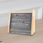 Ring Holder Multi Tiers Stable Base Jewelry Organizer for Home Shops Desktop Gray Jewelry & Watches | Jewelry Design & Repair |