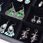 12 Grid Velvet Tray Jewellery Drawer Stackable ( 2 in 1 Tray) - Image 4