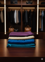 Jewelry Display Counter Cloth For Jewelry, Diamond, Kundan ,Silver Soft Velvet (36"x 24") Inch Dual Side (Blue-Black ) - Image 4