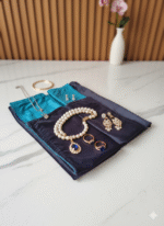 Jewelry Display Counter Cloth For Jewelry, Diamond, Kundan ,Silver Soft Velvet (36"x 24") Inch Dual Side (Green-Black ) - Image 3