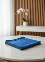 Jewelry Display Counter Cloth For Jewelry, Diamond, Kundan ,Silver Soft Velvet (36"x 24") Inch Dual Side (Blue-Black )