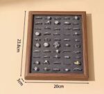 9.5*8 INCH Jewelry Display Tray, Earring Ring Display, Square (50 SLOT)