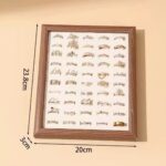 9.5*8 INCH Jewelry Display Tray, Earring Ring Display, Square (50 SLOT)