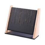 Multi-Tier Jewelry Organizer for Chain, Necklace, Bracelets, Showcase (Grey, Bamboo Grey Chain Stand) - Image 5