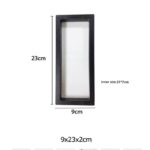 Floating Display Case With Bases, Transparent PE Film Jewelry Storage Box 3D Floating Frame Pack Of -10 (9*23 CM)