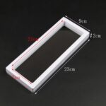 Floating Display Case With Bases, Transparent PE Film Jewelry Storage Box 3D Floating Frame Pack Of -10 (9*23 CM)