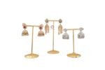 T Metal Earring 3 Pcs Combo Jewelelry Organizer Stand for Earrings - Image 4