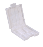 Premium White Cloth Jewellery Box for Diamond Polki & Kundan Jadau (Earring Box-5×4 Inch) Pack of 10 Pcs - Image 4