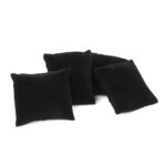 Small Bracelet Watch Pillow Bangle Cushions for Jewelry Displays, 4x3 inch (6, Black-Velvet) - Image 4