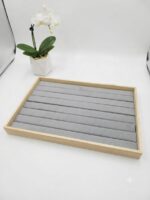 Premium Beige Jewelry Organizer Tray | Ring Display Holder & Jewelry Showcase Tray for Home, Jewelry Shop, Counter & Exhibition - Image 4