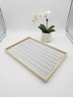 Premium Beige Jewelry Organizer Tray | Ring Display Holder & Jewelry Showcase Tray for Home, Jewelry Shop, Counter & Exhibition - Image 2