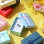 Cardboard Fancy Earring Box with Foam Insert Jewelry Packaging Box for Earrings, Studs, Tops, Rings & Small Gifts (2 x 3 Inch (24 Pcs Multicolour) - Image 7