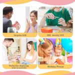 Cardboard Fancy Earring Box with Foam Insert Jewelry Packaging Box for Earrings, Studs, Tops, Rings & Small Gifts (2 x 3 Inch (24 Pcs Multicolour) - Image 5