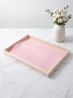 Velvet Jewelry Display Tray for Chains, Necklaces & Bracelets | Premium Beige Jewelry Organizer Tray | Chain, Necklace & Bracelet Display Holder for Home, Jewelry Shop - Image 2