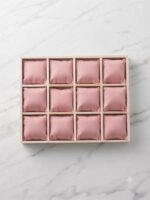 Velvet Jewelry Display Tray for Bangles, Watches & Bracelets | Premium Beige Jewelry Organizer Tray | Watch, Bangle & Bracelet Display Holder for Home, Jewelry Shop, Counter & Exhibition - Image 6