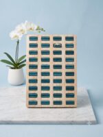 Premium Wooden Foldable Ring Display Tray Stand – Velvet Ring Organizer Holder for Jewelry Showcase, Storage & Retail Display (Green) - Image 5
