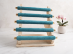 5 Layer Wooden Ring Display Stand | Multi-Use Jewelry Ring Holder Organizer | Premium Ring Showcase Display for Home, Retail Shop, Counter & Exhibition - Image 4