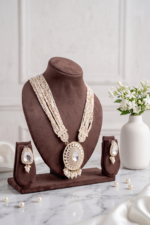 Heavy Sued Velvet Jewelery Necklase Earing Display Stand 8 INCH (Brown) - Image 3