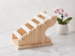 5 Layer Wooden Ring Display Stand | Multi-Use Jewelry Ring Holder Organizer | Premium Ring Showcase Display for Home, Retail Shop, Counter & Exhibition - Image 3