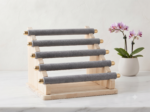 5 Layer Wooden Ring Display Stand | Multi-Use Jewelry Ring Holder Organizer | Premium Ring Showcase Display for Home, Retail Shop, Counter & Exhibition