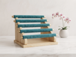5 Layer Wooden Ring Display Stand | Multi-Use Jewelry Ring Holder Organizer | Premium Ring Showcase Display for Home, Retail Shop, Counter & Exhibition