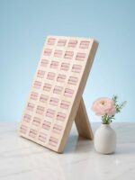 Premium Wooden Foldable Ring Display Tray Stand – Velvet Ring Organizer Holder for Jewelry Showcase, Storage & Retail Display (Pink) - Image 5