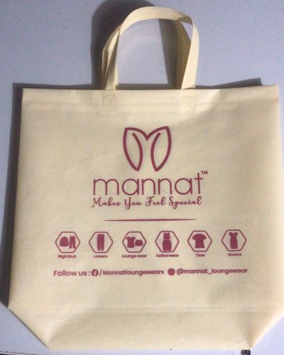 Customized Bag with Printed Name "Mannat"