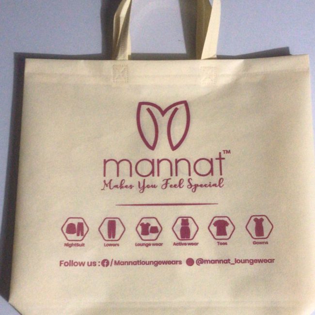 Customized Bag with Printed Name "Mannat"